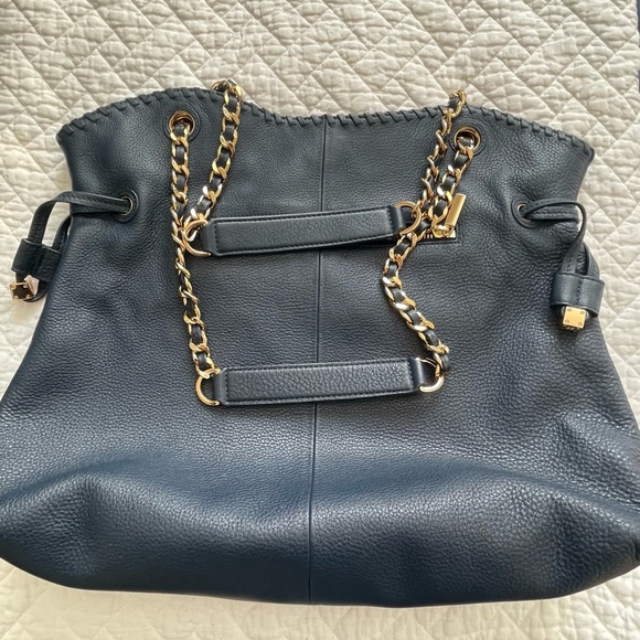 Navy blue Tory Burch versatile shoulder bag - Picture 1 of 4